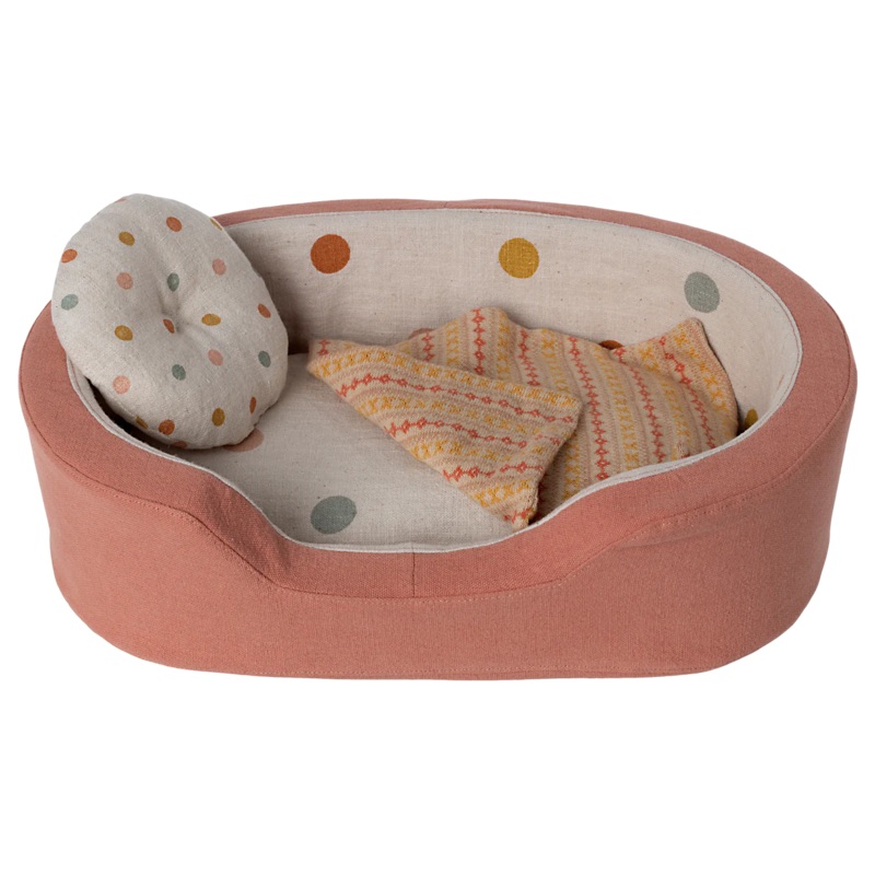 Maileg Cosy Basket, Medium – Coral