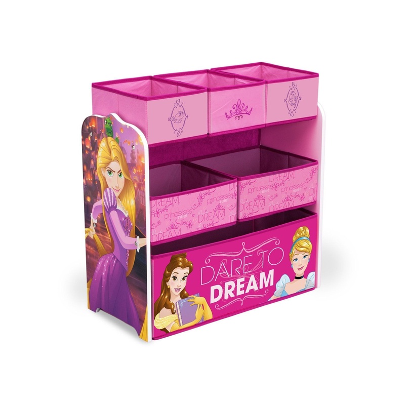 Princess Multi-Bin Toy Organizer