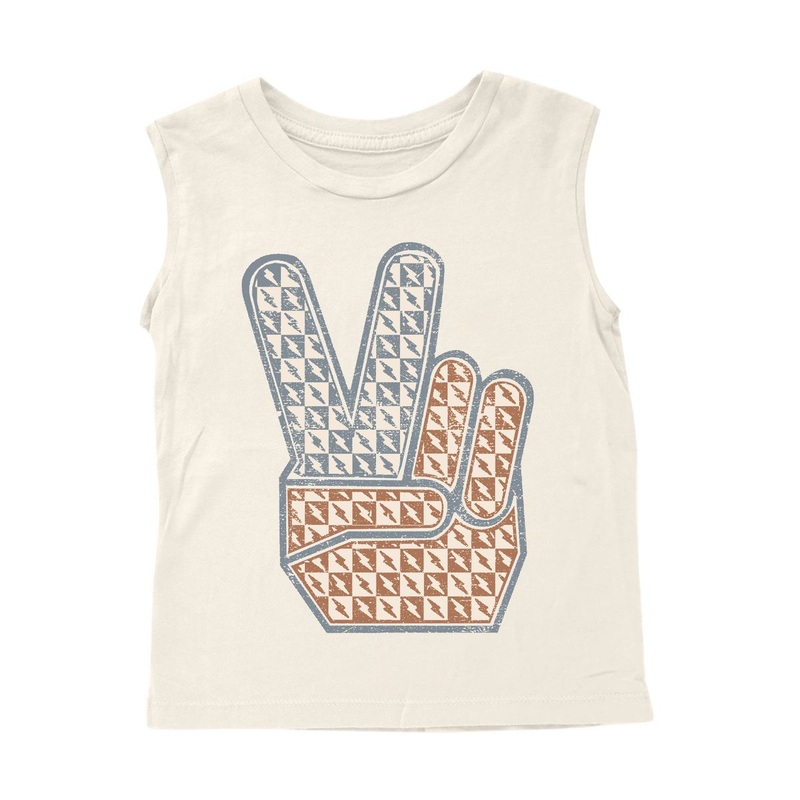 Tiny Whales – Muscle Tee – Rad, White, and Blue