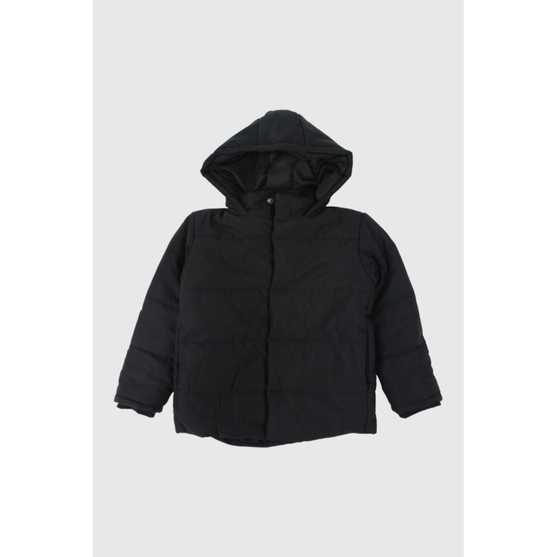 Unisex Black Puffer Jacket