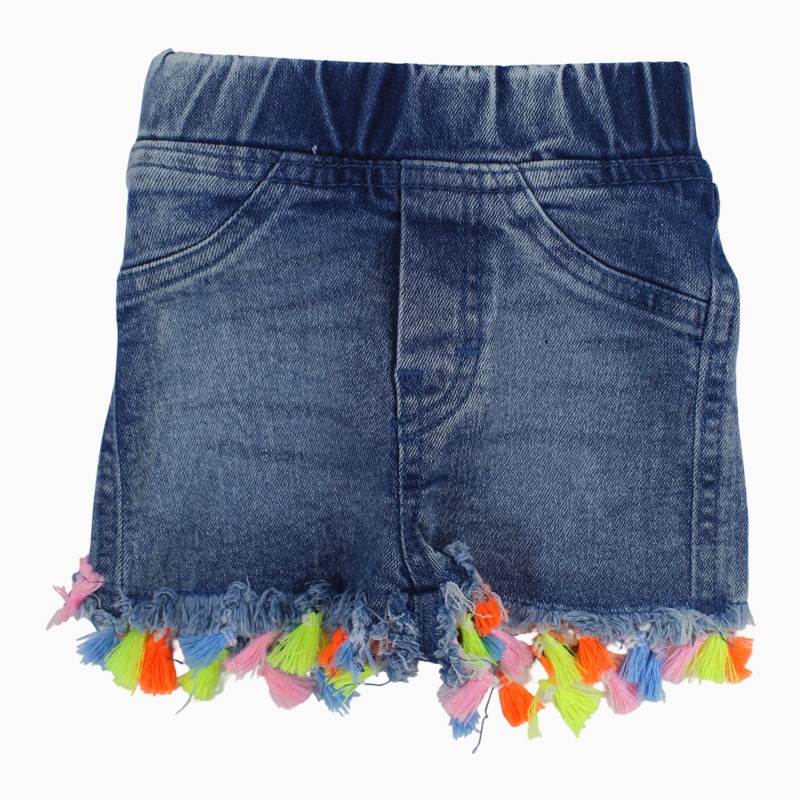 Girls Denim Shorts  Light Wash