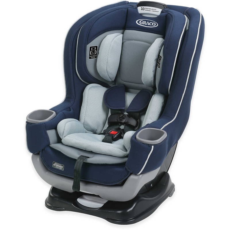 Graco Extend2Fit Convertible Car Seat featuring RapidRemove – Cadet