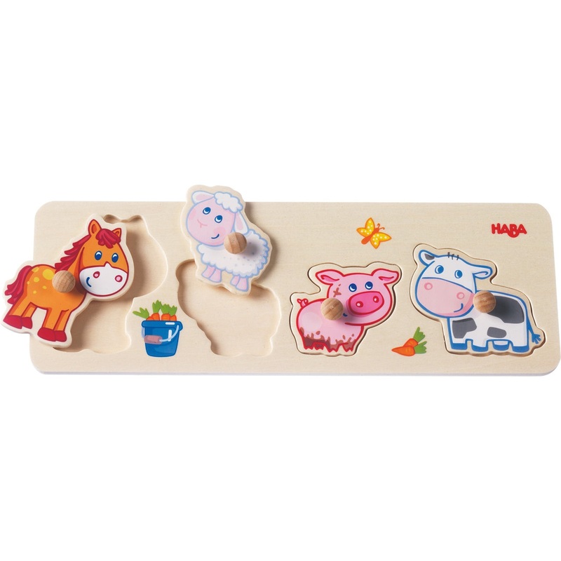 Haba Baby Farm Animals Puzzle