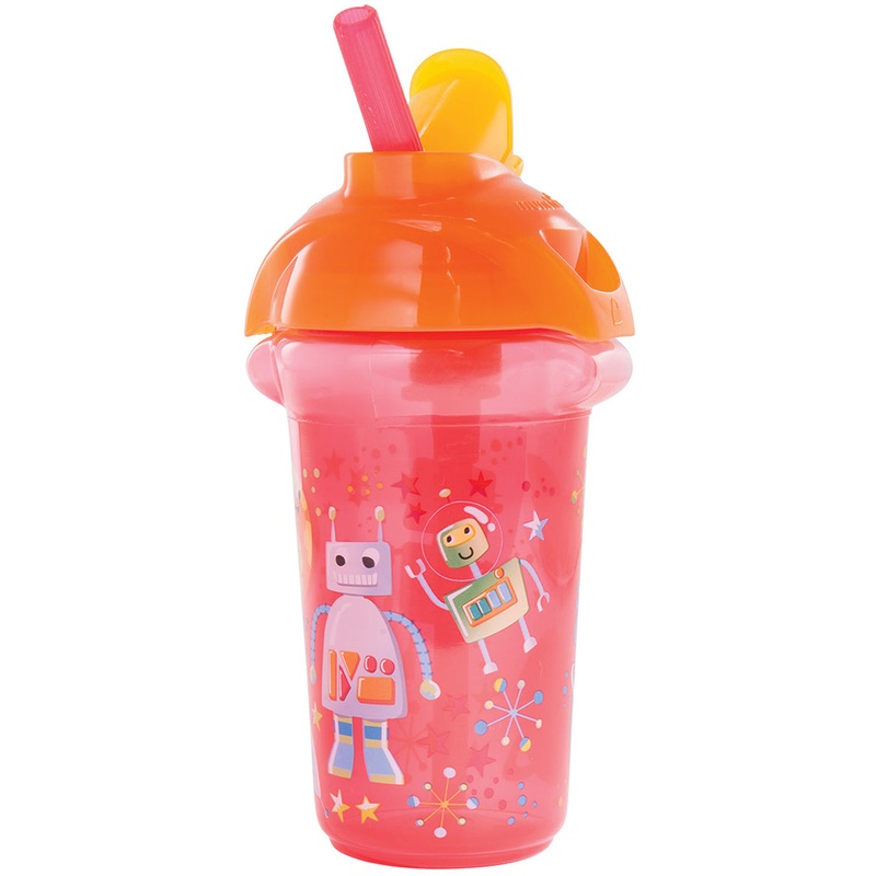 Munchkin Click Lock 9oz Flip Straw Cup – Deco (Colors Vary)