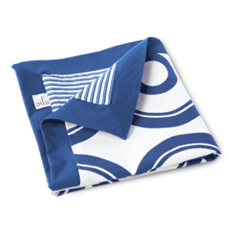 Oilo Wheels Play Blanket in Cobalt Blue