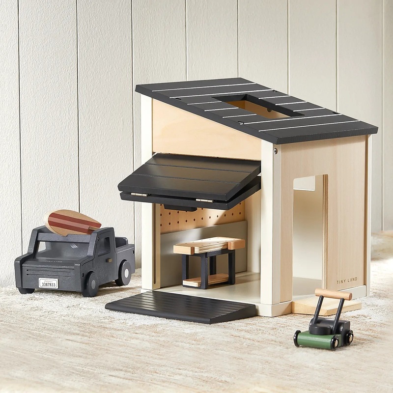 Tiny Land Wooden Dollhouse – Garage