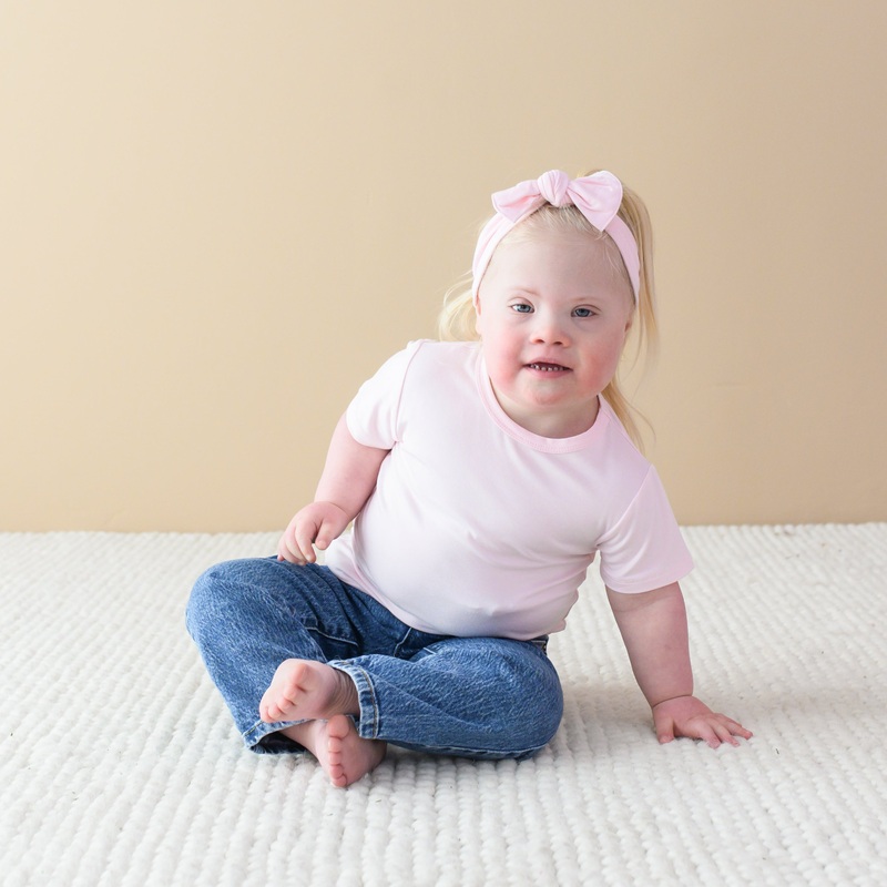 Toddler Basic Tee in Sakura