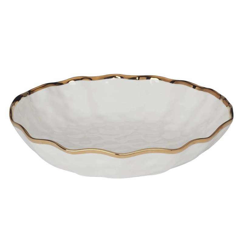 106oz Regency Serving Bowl Gold