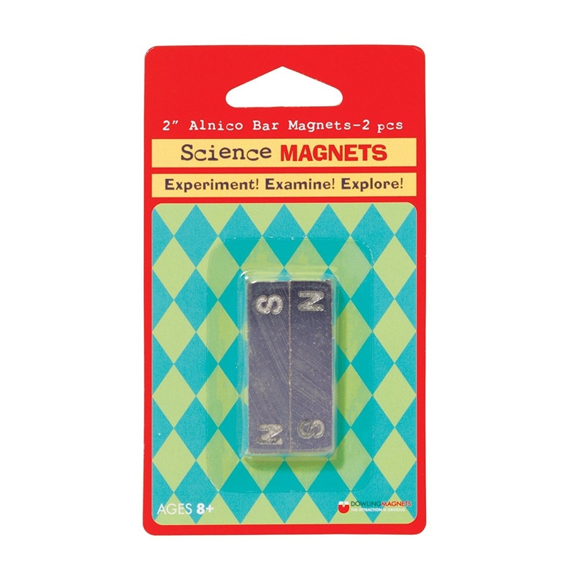 Alnico Magnets Two 3″ Bar Magnets