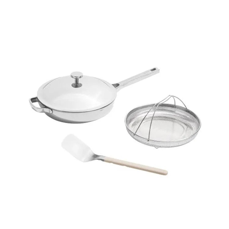 Chrome Titanium 4-Piece Cookware Set