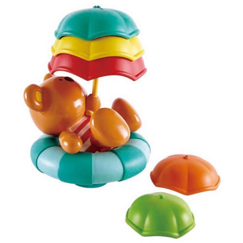 Hape Teddy’s Umbrella Stackers Bath Toy