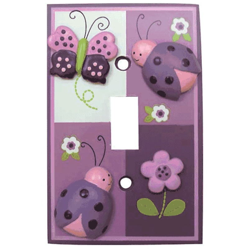 Lambs & Ivy Luv Bugs Switch Plate Cover