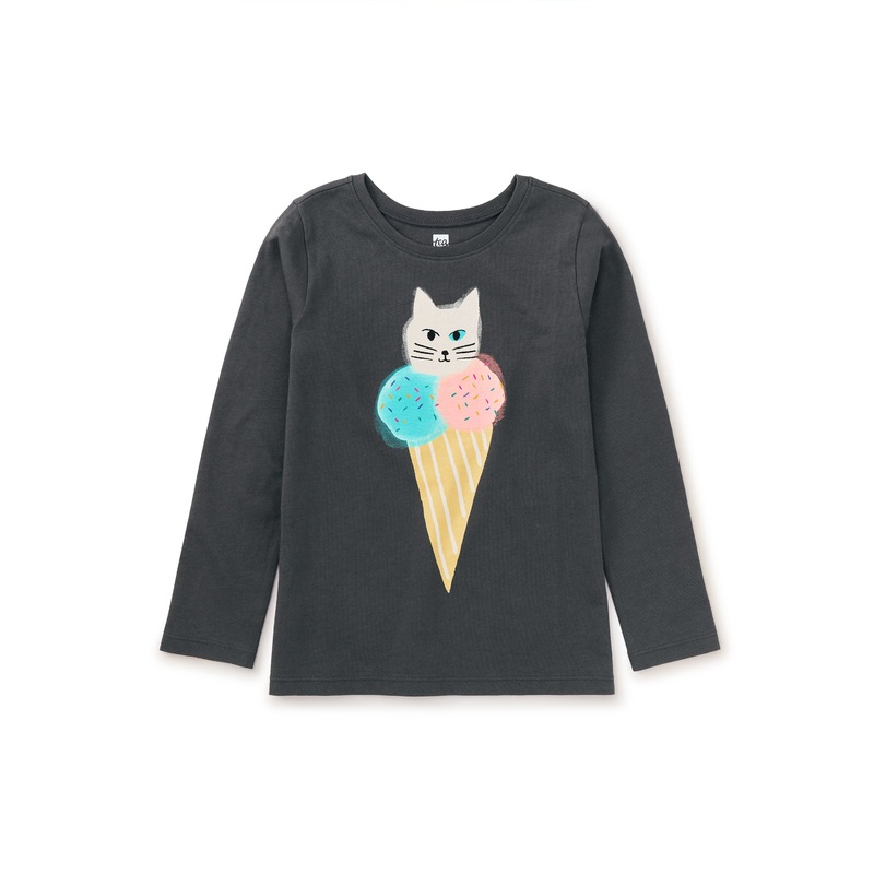 Tea Collection Ice Cream Cat Tee