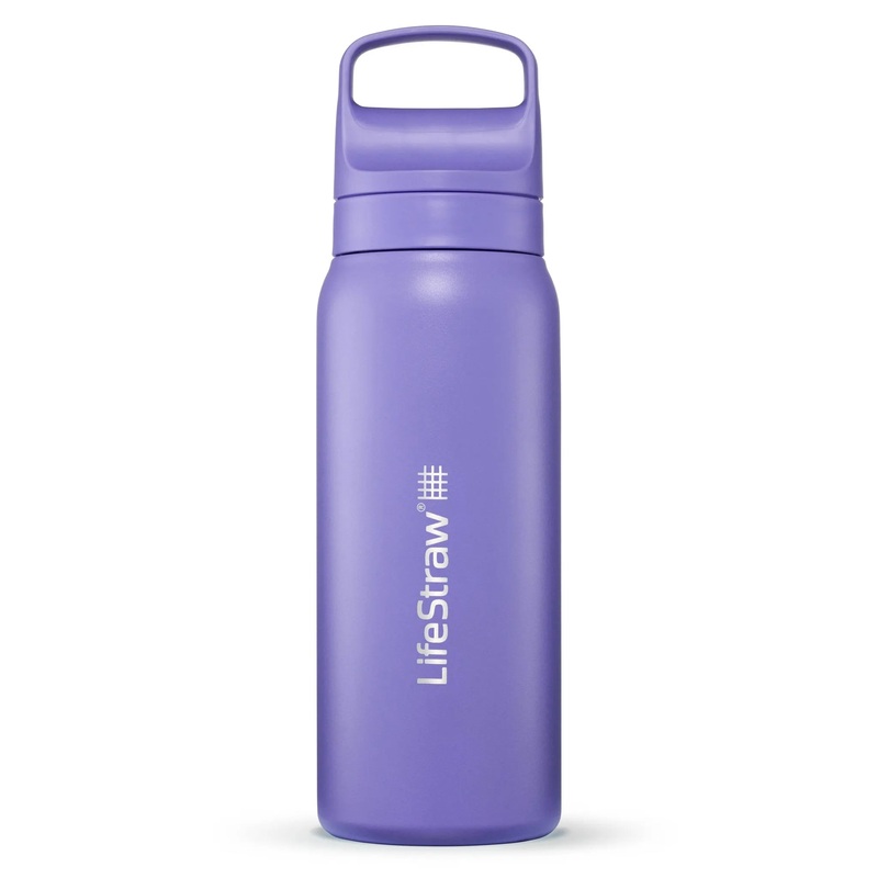 24oz Go Series Stainless Steel Water Filter Bottle – Thistle Purple (See Description)