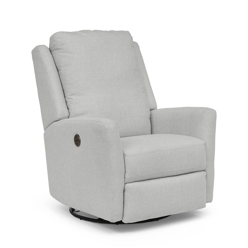 Best Chairs Heatherly Power Swivel Glider Recliner