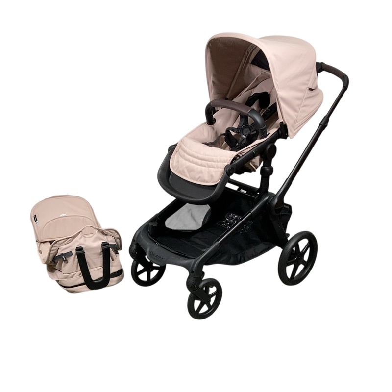 Bugaboo Kangaroo Single To Double Stroller, 2024, Black, Desert Taupe, Desert Taupe