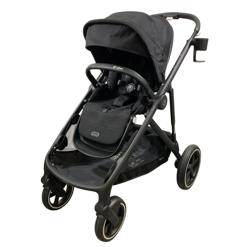 Cybex Gazelle S Modular Stroller, 2023, Black Frame, Moon Black