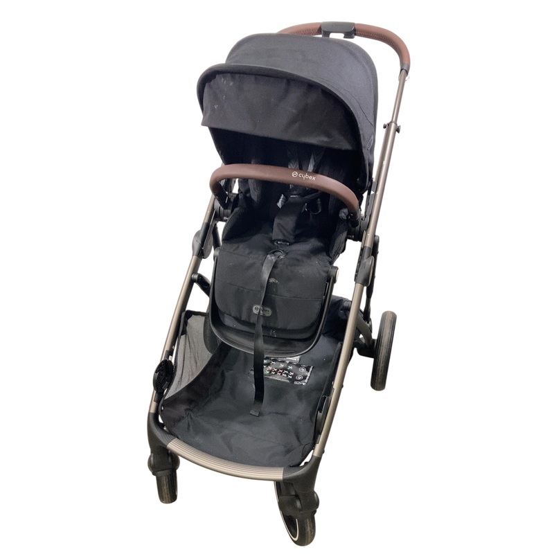 Cybex Gazelle S Modular Stroller, 2023, Deep Black, Taupe Frame