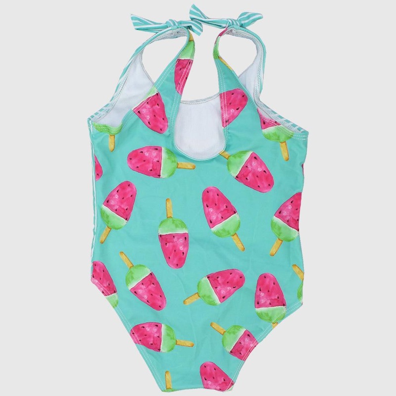 Girls’ One-Piece Swimsuit (Ice Cream)