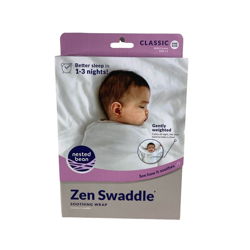 Nested Bean Zen Swaddle Classic, Stardust Grey