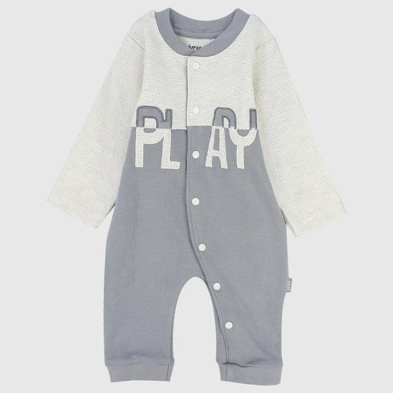 “Play” Long-Sleeved Footless Onesie