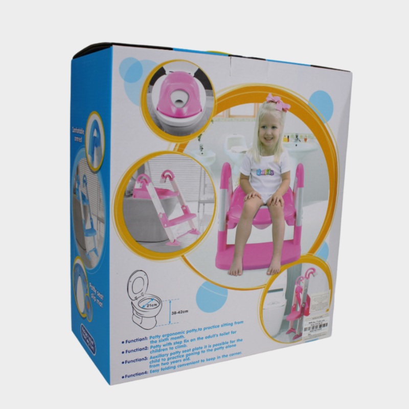 Potty Training Seat with Step Stool Ladder  Safe & Comfortable Toilet Training for Kids