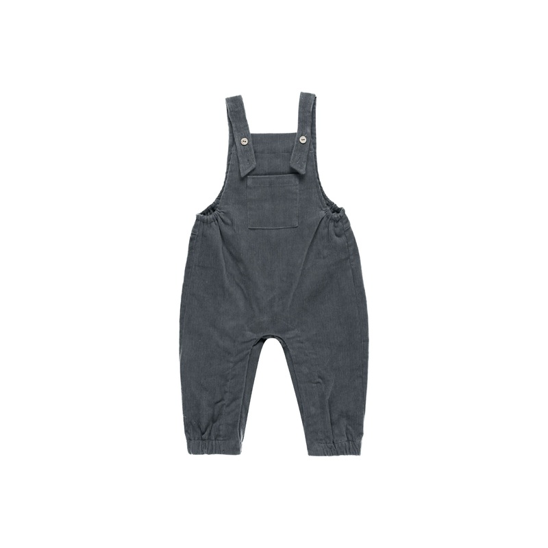 Quincy Mae Corduroy Baby Overalls – Indigo