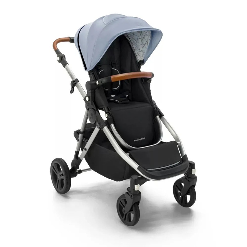 Single-To-Double Stroller 2.0 – Sky Windowpane (See Description)