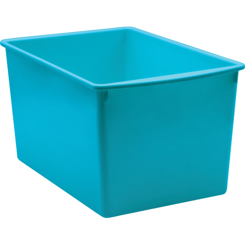 Teal Plastic Multi-Purpose Bin