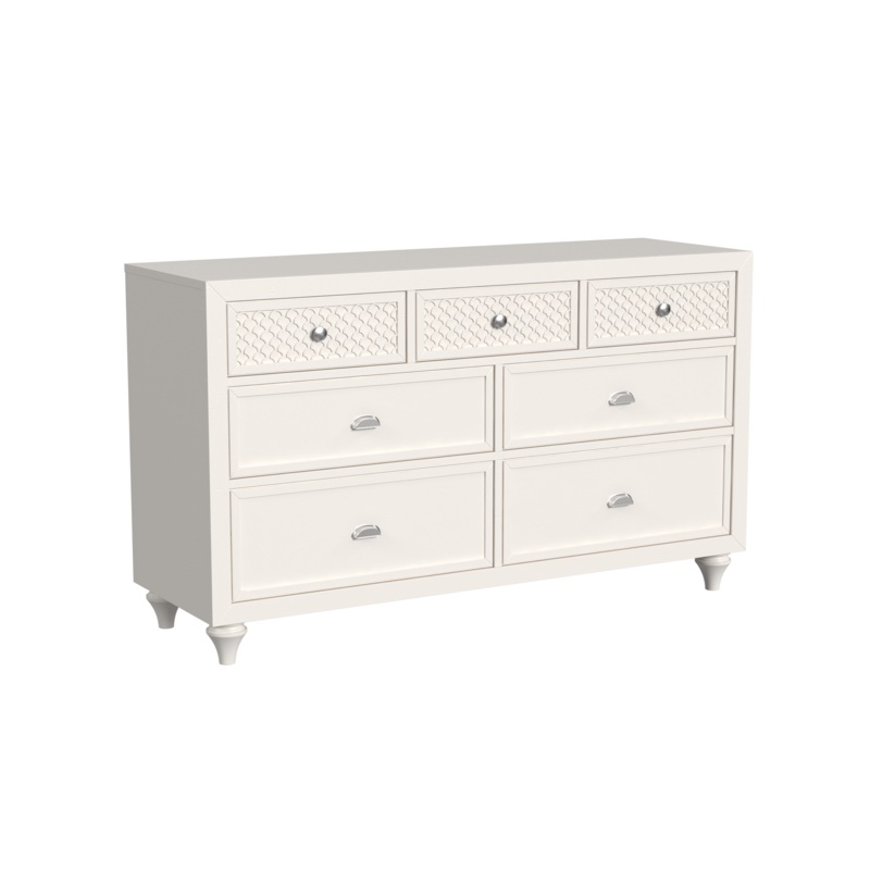 Amanda 7 Drawer Double Dresser