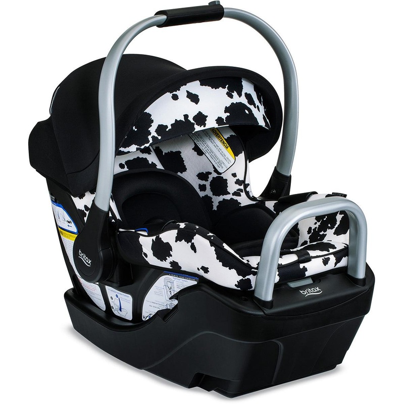 Britax OPEN BOX Willow SC Infant Car Seat with Alpine Base – Cowmooflage