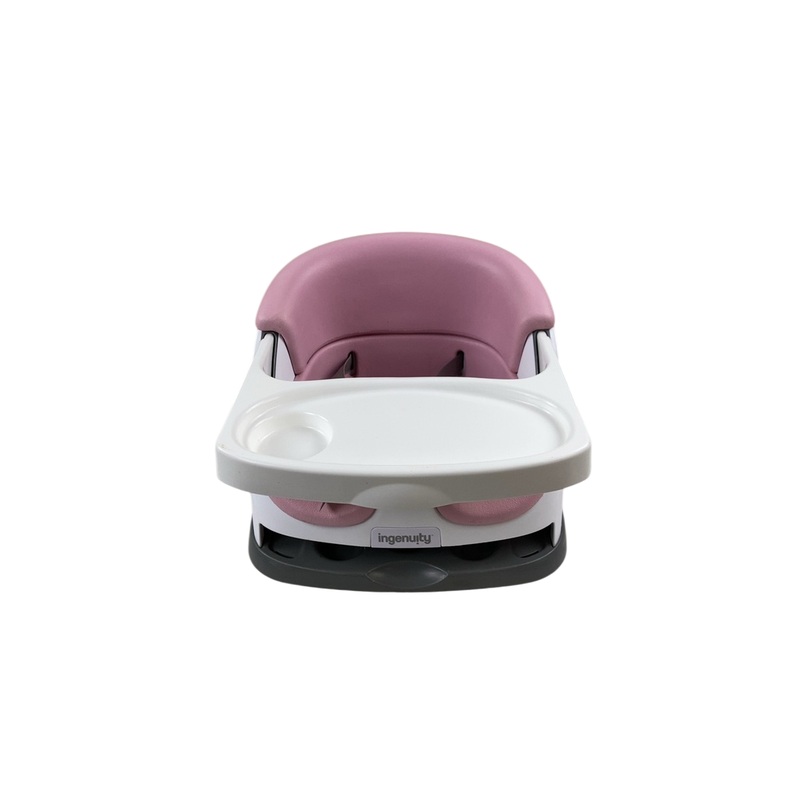 Ingenuity Baby Base 2-in-1 Booster Seat, Pink Flambe