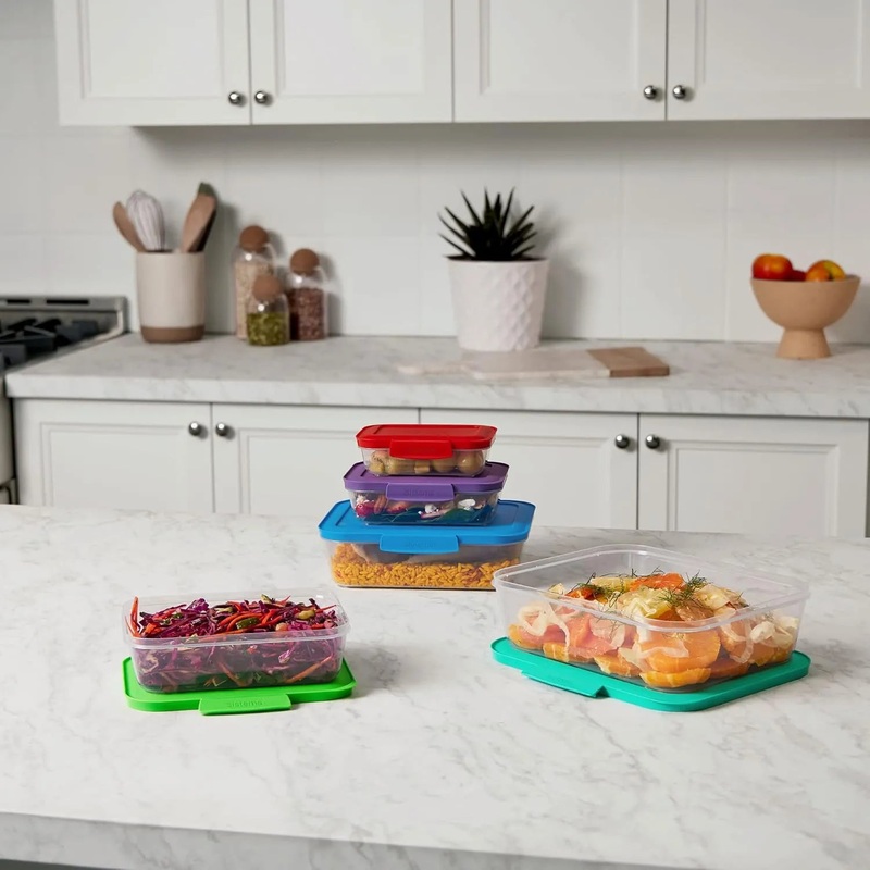 Nest It Food Storage Containers with Lids, 8-Pack