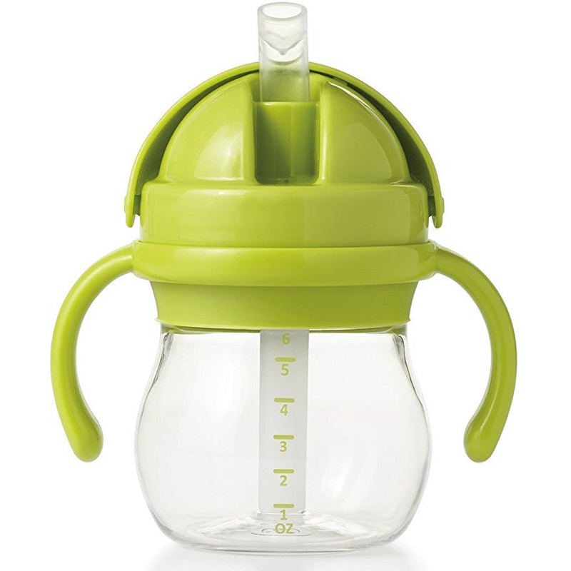 OXO Tot Transitions Straw Cup with Handles, 6 oz – Green