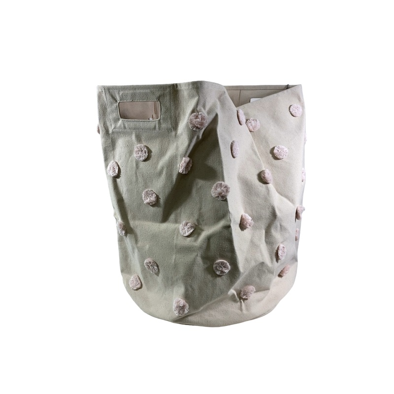 Pehr Pom Pom Hamper 18×20, Blush