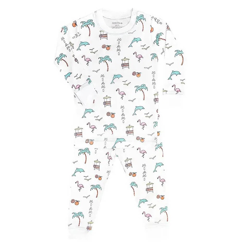 Two Piece Pajama Miami Girl