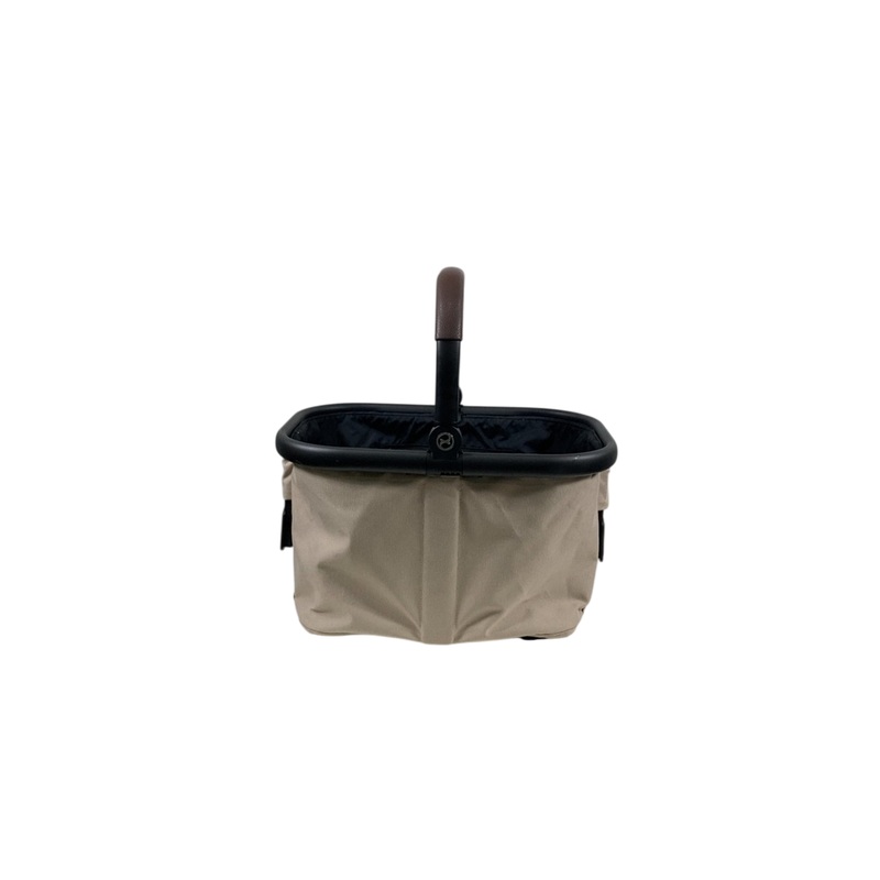 Cybex Gazelle S Stroller Basket, Black, Almond Beige