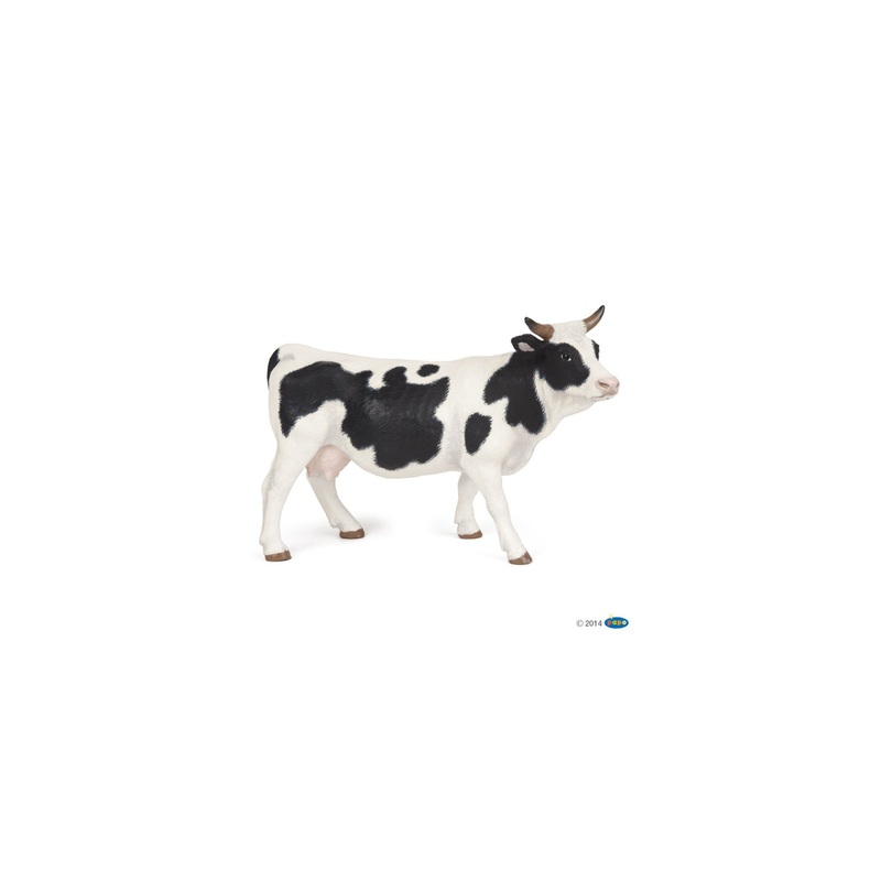 Papo Black And White Cow