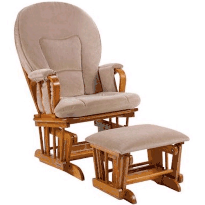 Shermag Glider and Rocker – Honey/Oatmeal