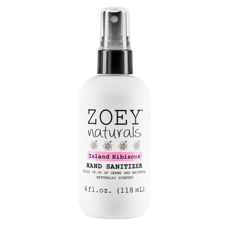 Zoey Naturals Hand Sanitizer – Island Hibiscus