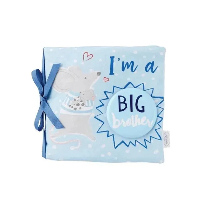 Mud Pie Big Brother Book & Pin Set Blue