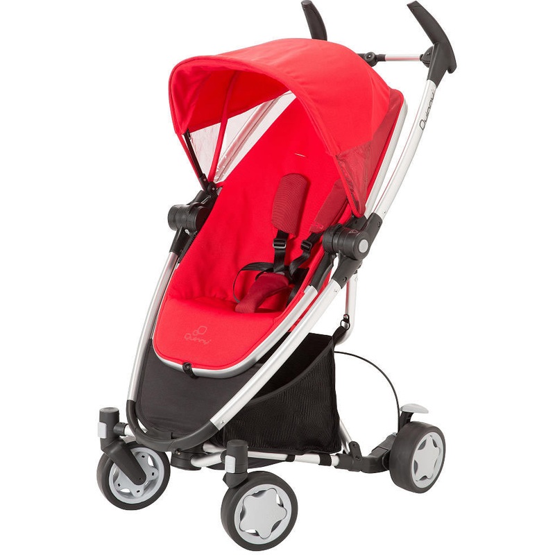 Quinny Zapp Xtra Folding Seat Compact Stroller – Rebel Red