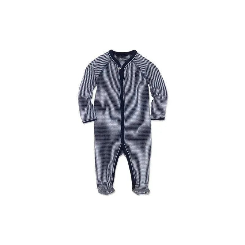 Ralph Lauren Striped Cotton Coverall, French Navy
