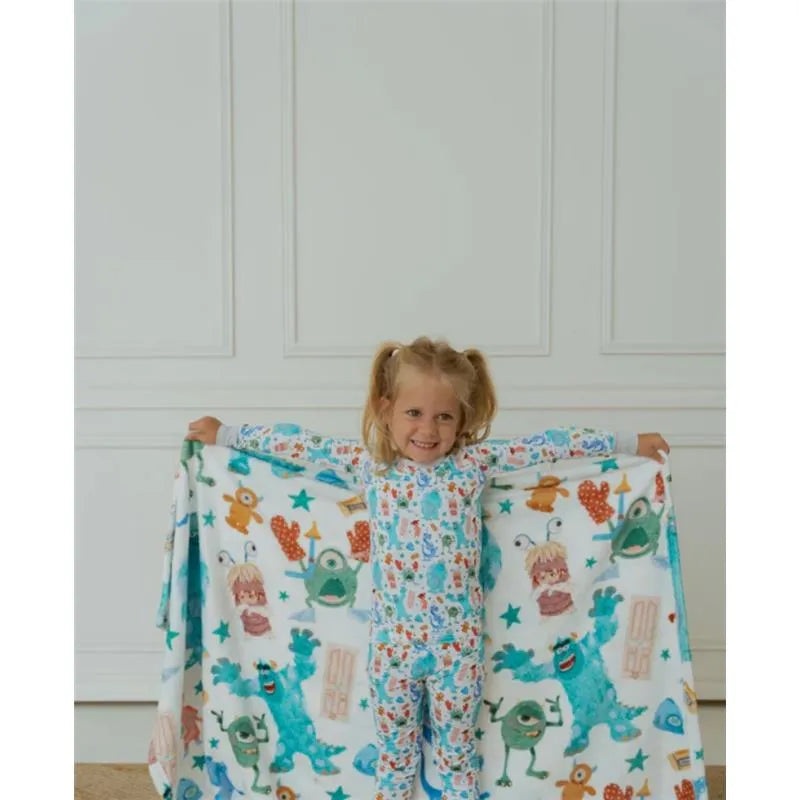 Ellie Sue – Baby Monsters Bamboo Pajama Set