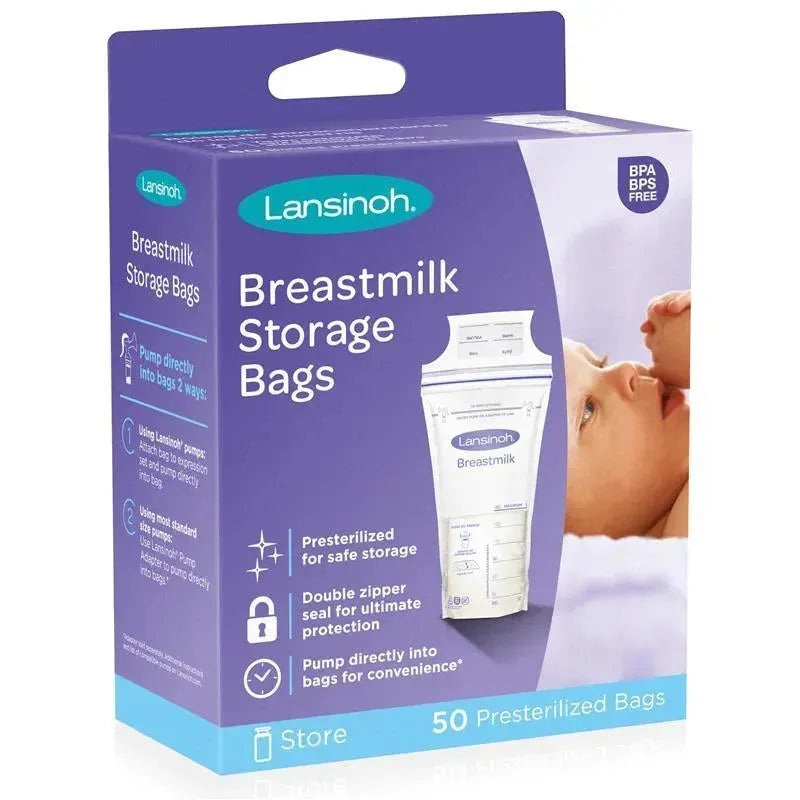 Lansinoh – Milk Storage Bag, 50Ct
