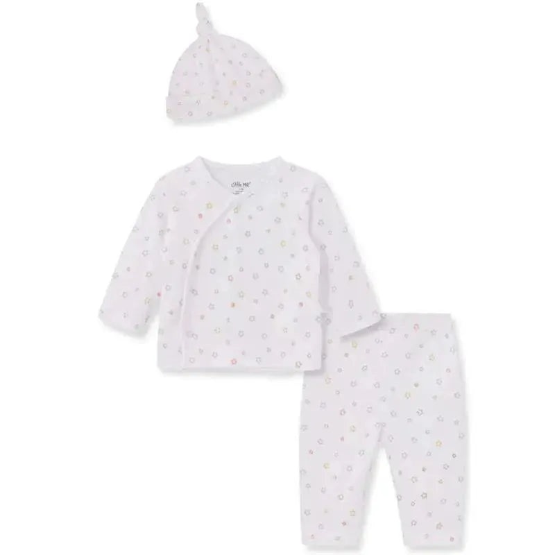 Little Me – 3Pk Baby Lucky Stars Set, 0/3M