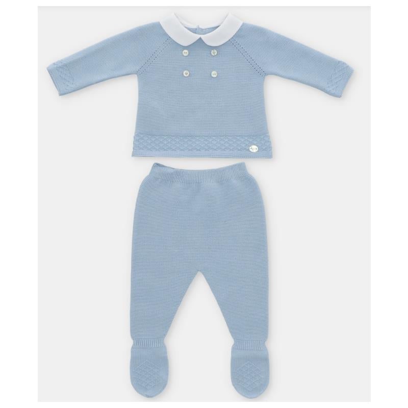 Martin Aranda – Take Me Home Set Sweater & Leggings Knit Monterioralle, Celeste Beb