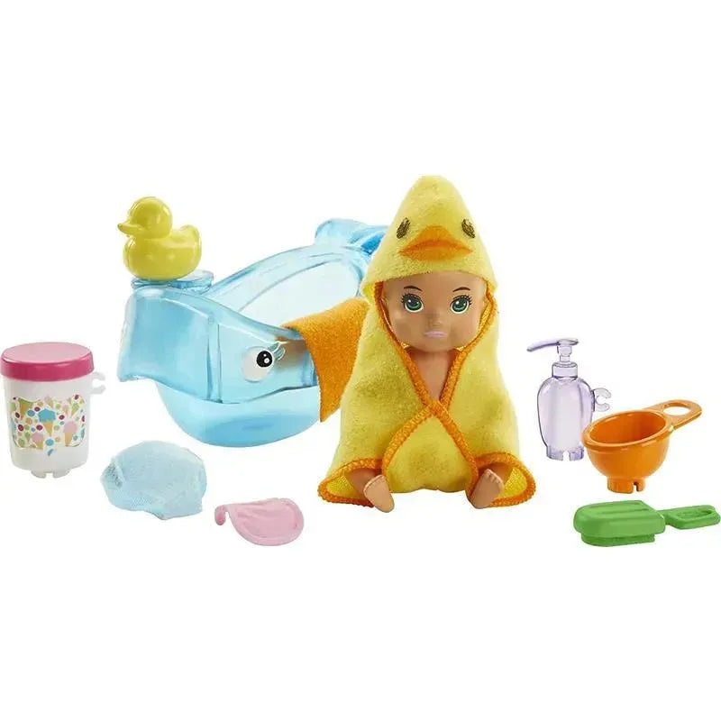 Mattel Barbie Skipper Babysitters Bath Time Baby