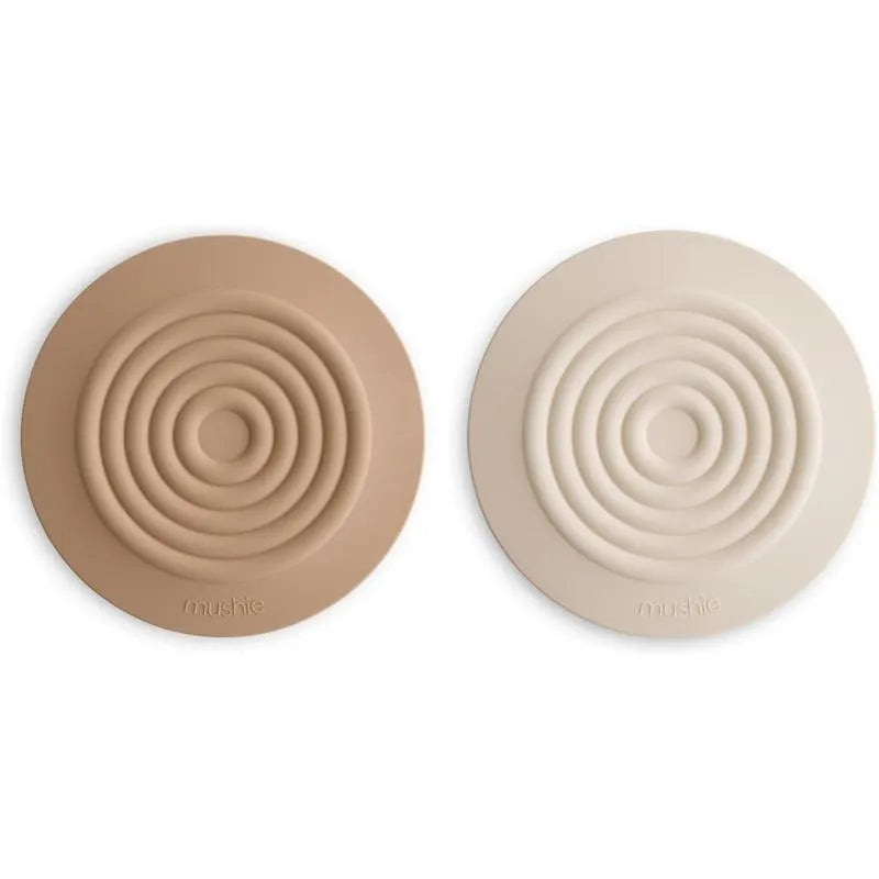 Mushie – Silicone Drain Stopper 2-Pk, Natural/Shifting Sand