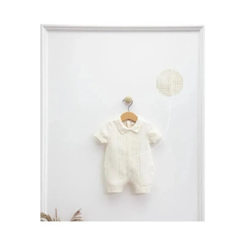 Nipperland – Knitted Luxury Baby One Piece Cream